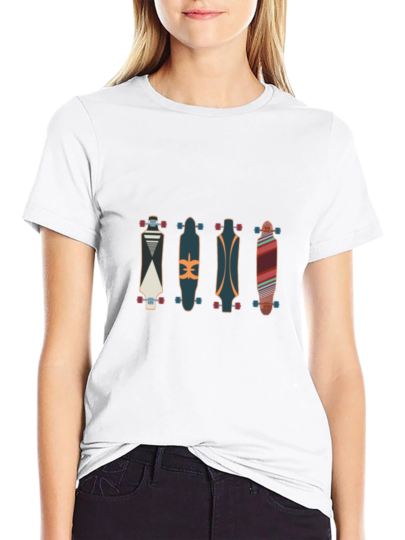 Skateboard T-Shirt - Cool Graphic Tee