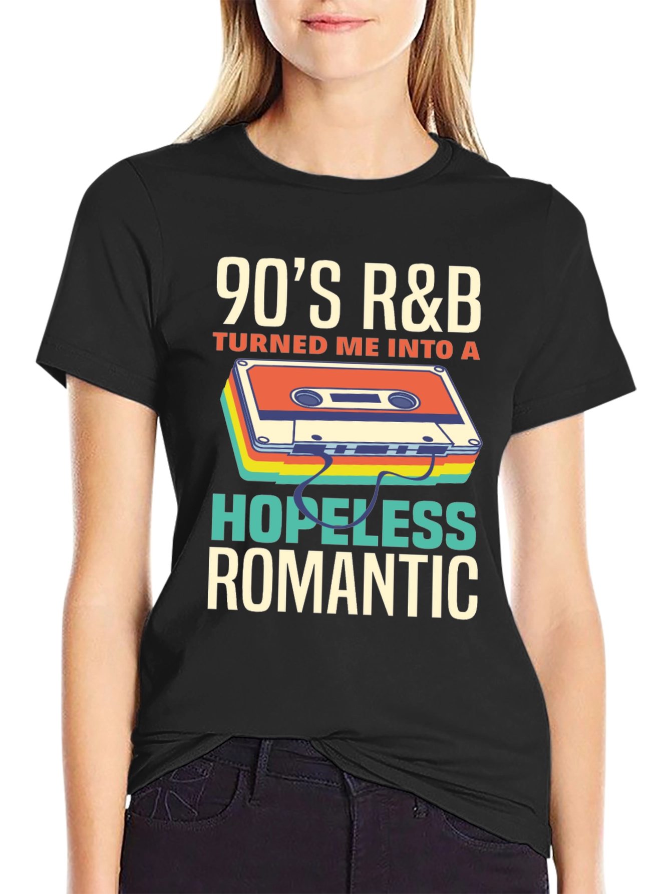90s R&B Hopeless Romantic Graphic Tee
