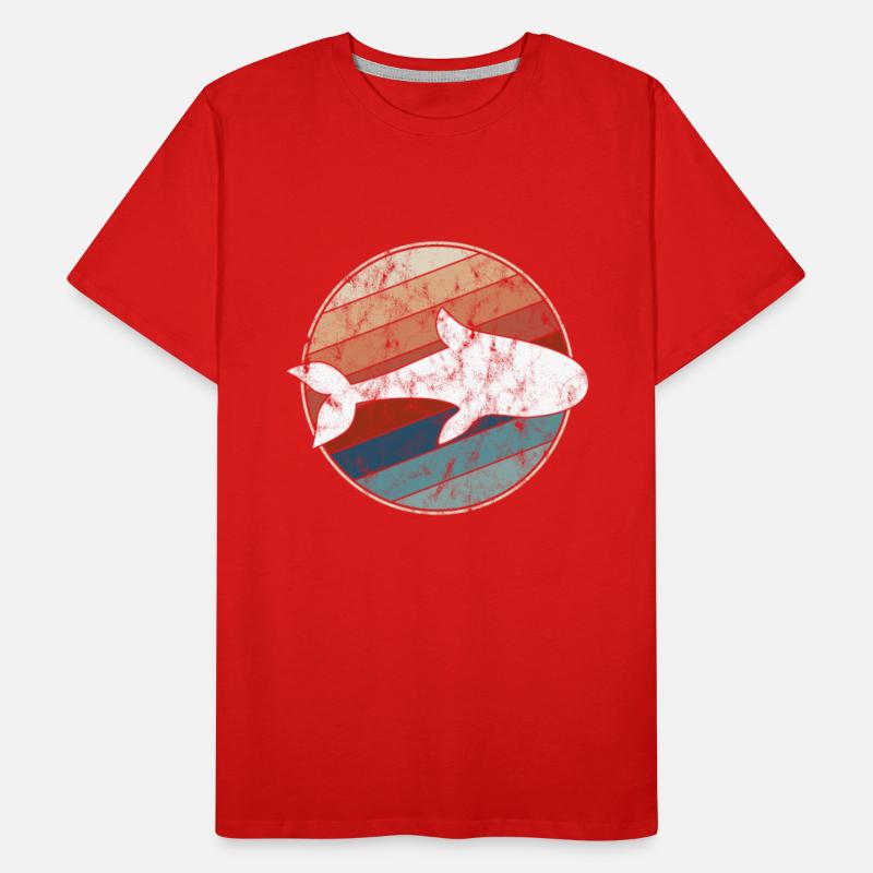 Whale in Retro Style