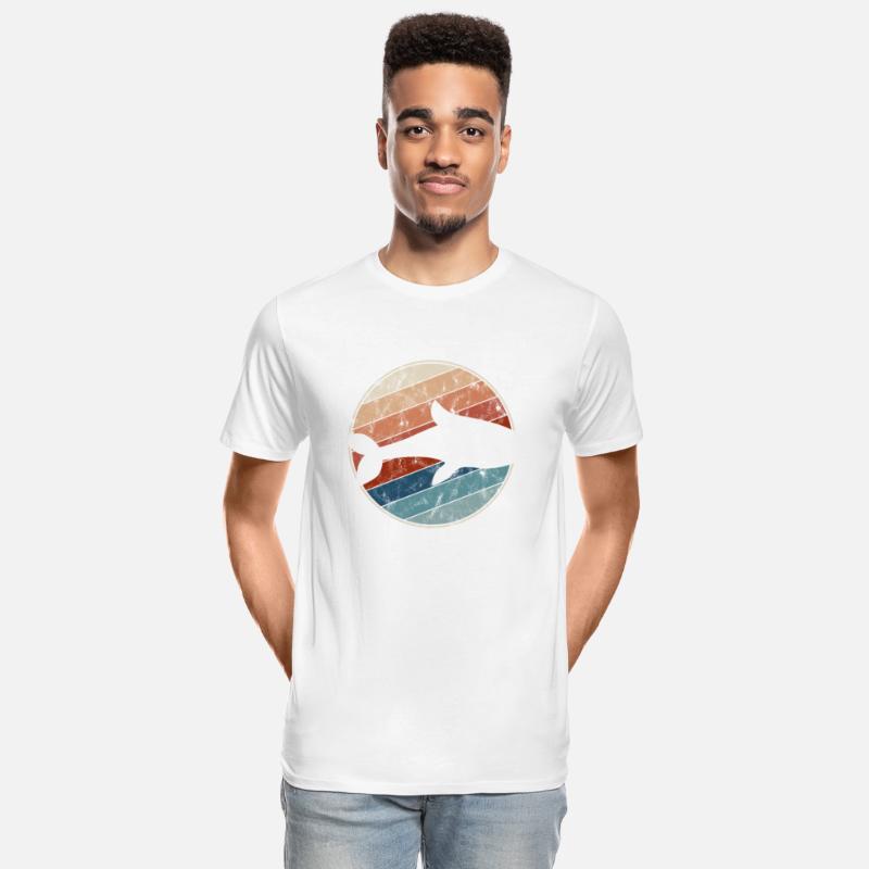 Whale in Retro Style