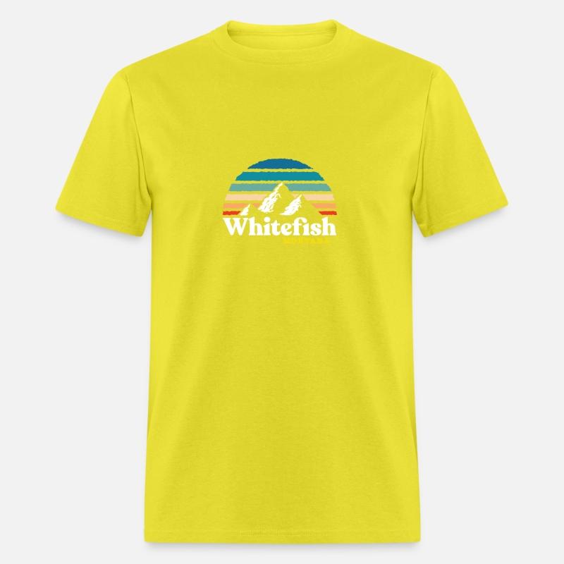 Whitefish Montana Usa Ski Resort 1980S Retro