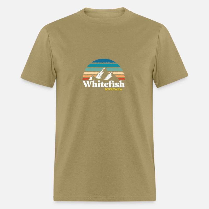 Whitefish Montana Usa Ski Resort 1980S Retro