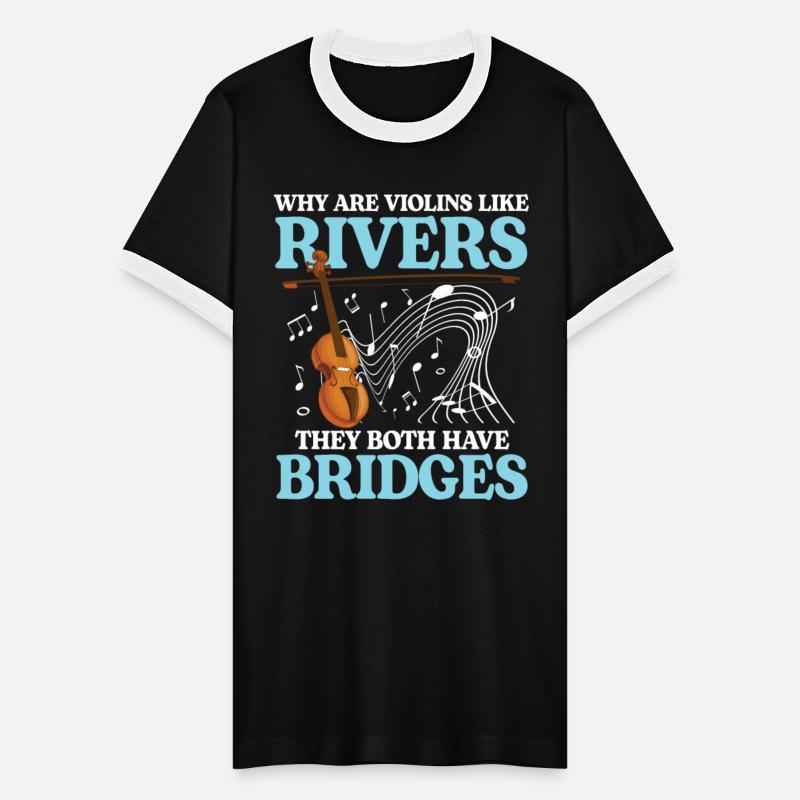 Why Are Violins Like Rivers They Have Bridges