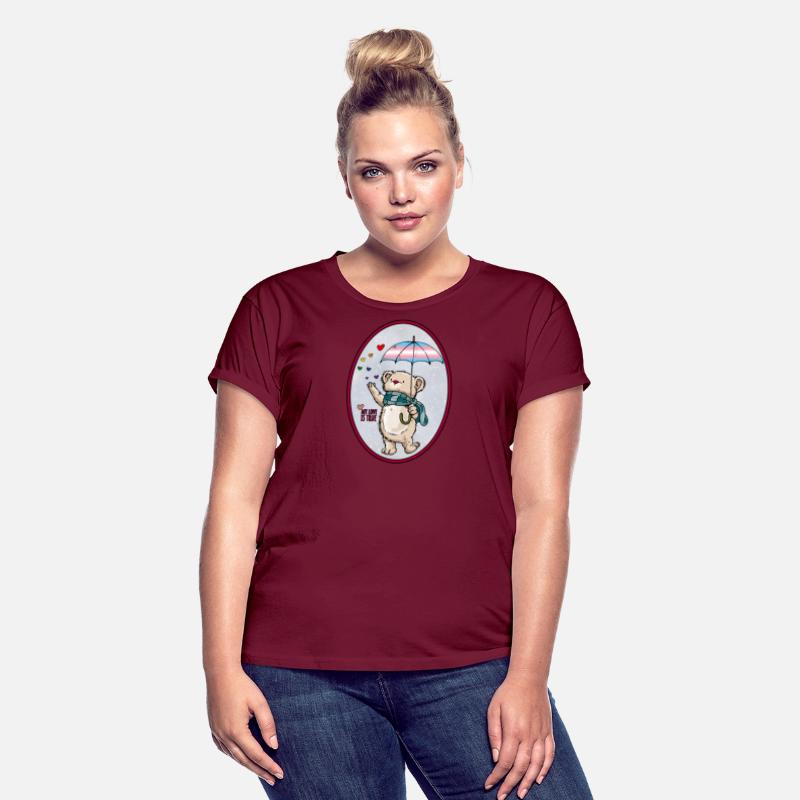 Winter Bear With Umbrella In Trans Flag Colors