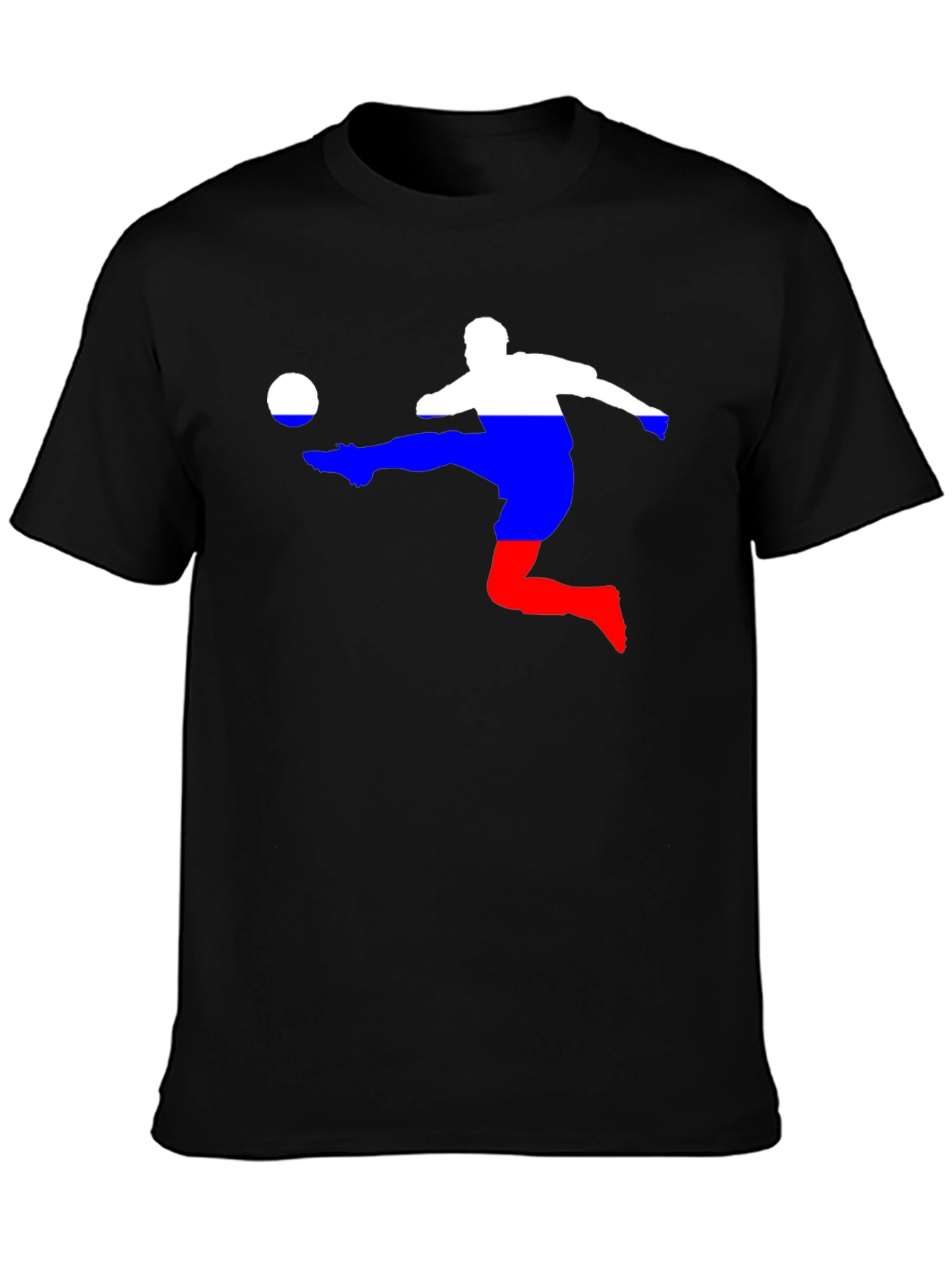 Russia Soccer T-Shirt - Black