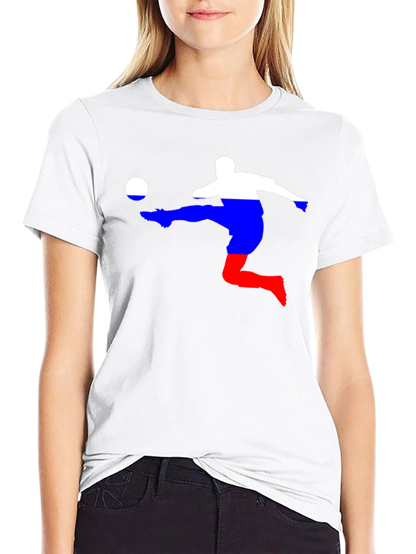 Russia Soccer T-Shirt - Black