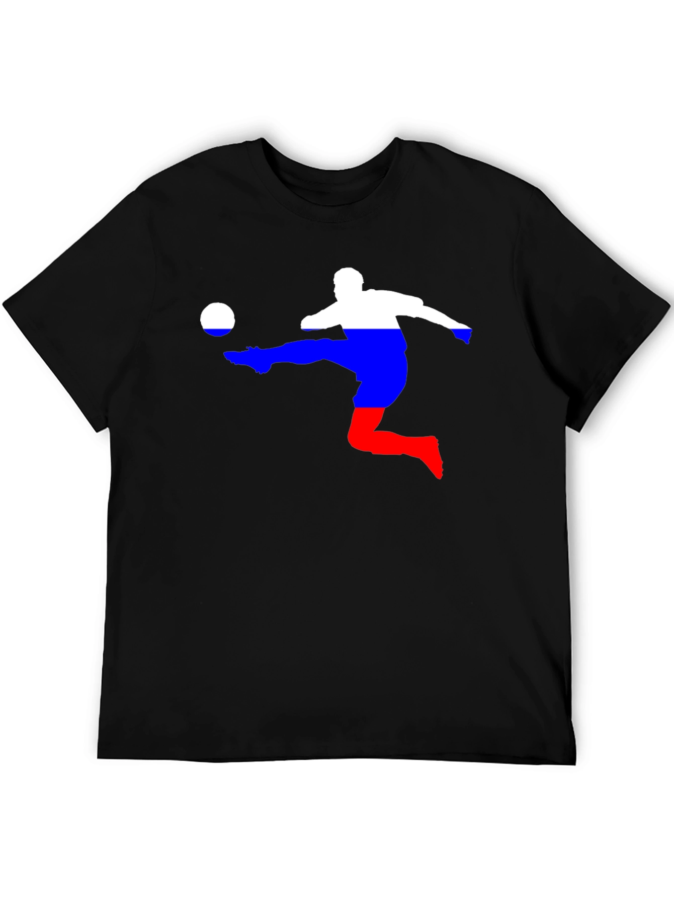 Russia Soccer T-Shirt - Black