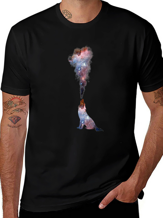 Galaxy Wolf T-Shirt - Unique Space Design