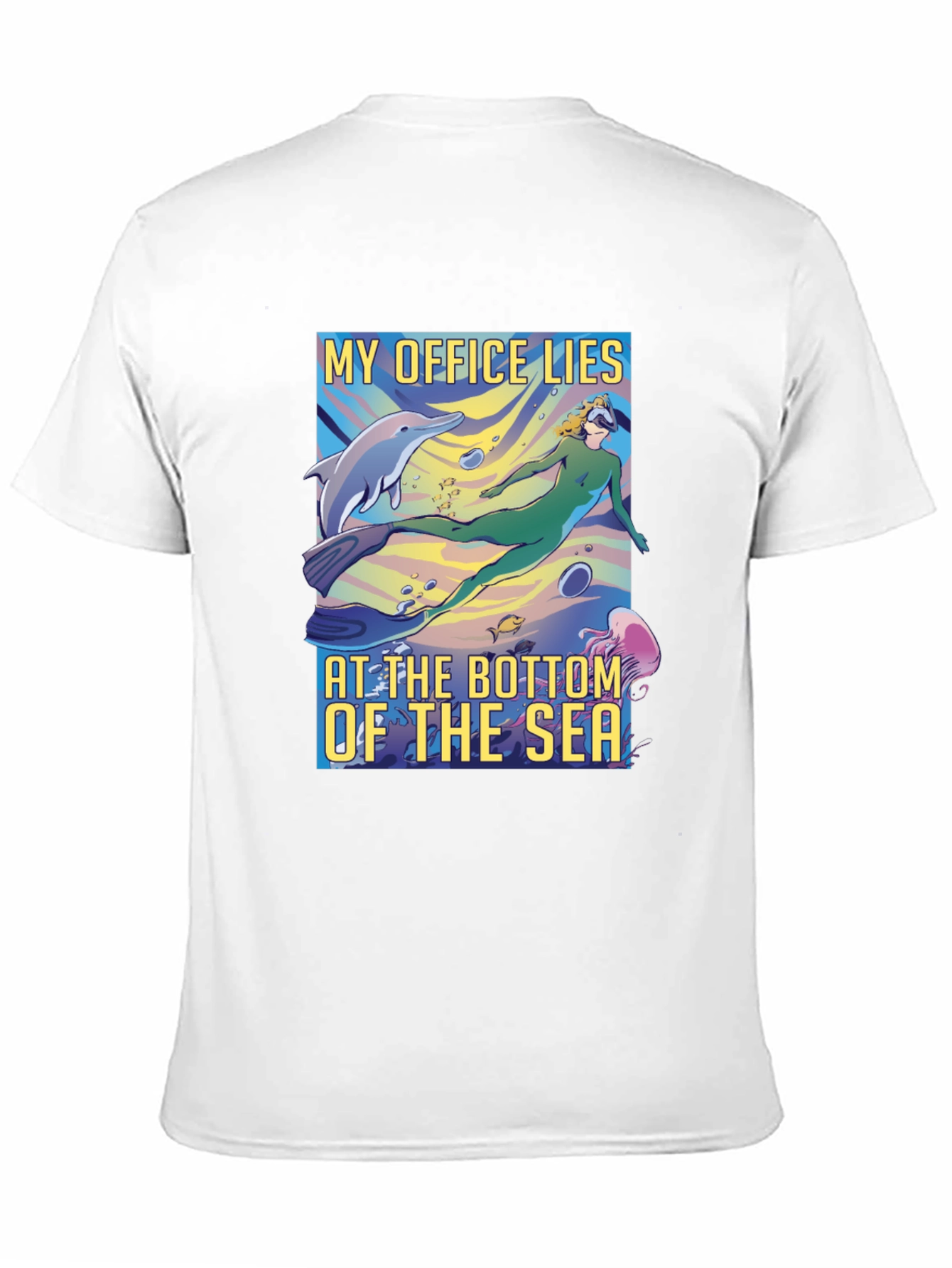 Ocean Office Black T-Shirt
