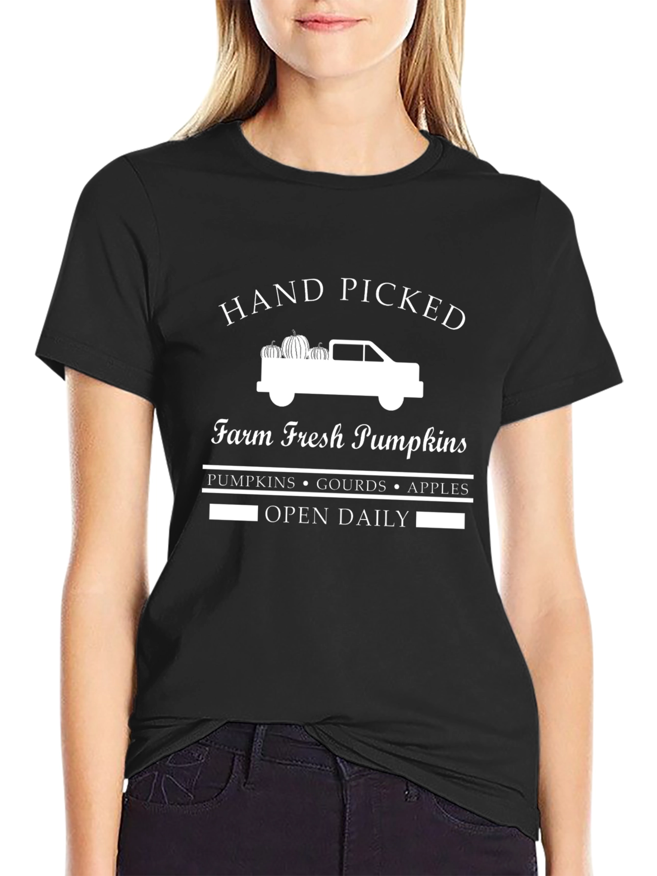 Hand Picked Farm Fresh Pumpkins Tee
