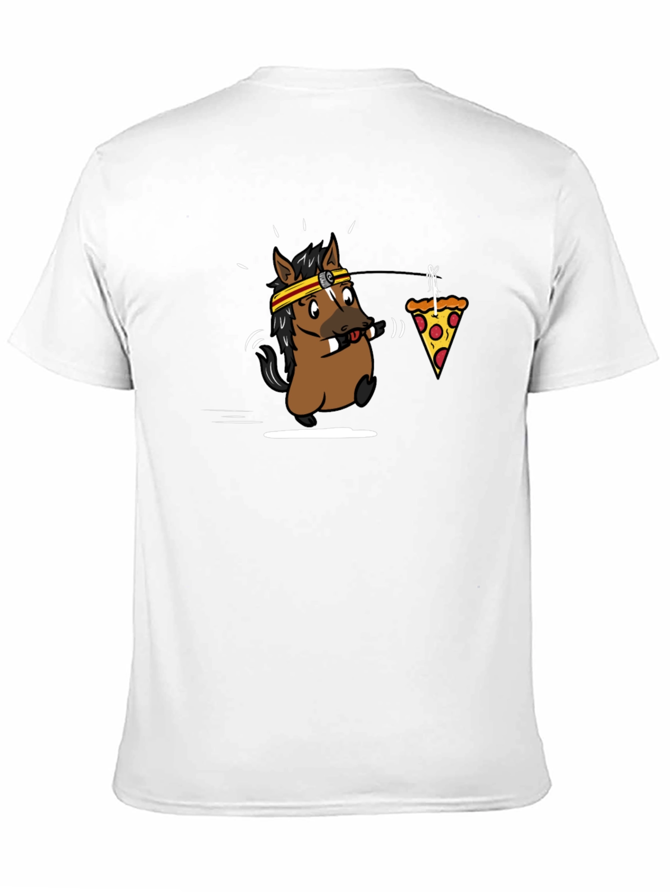 Funny Horse Pizza T-Shirt