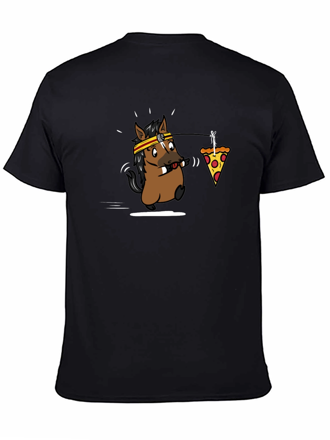 Funny Horse Pizza T-Shirt