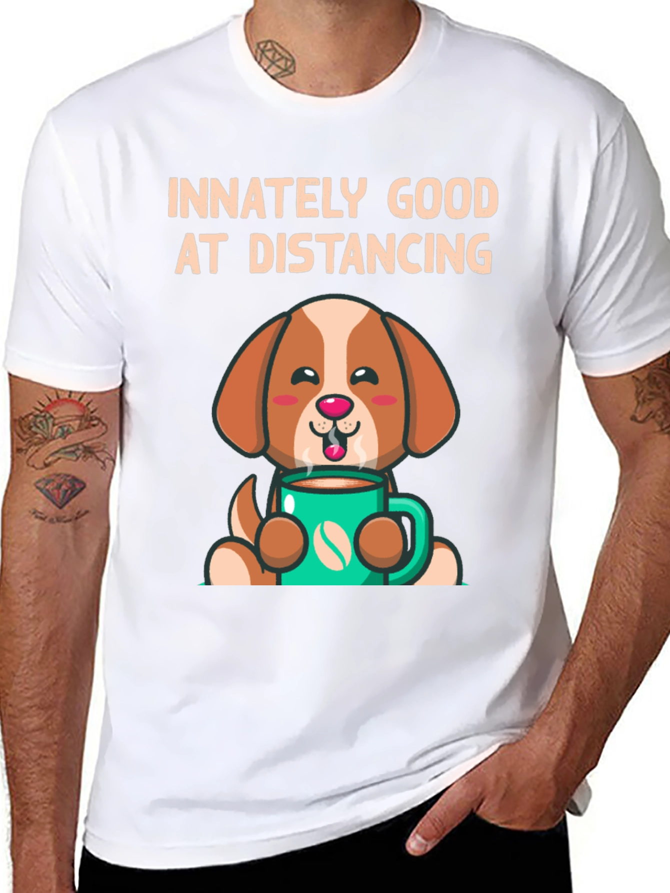 Innate Good Distancing Dog T-Shirt