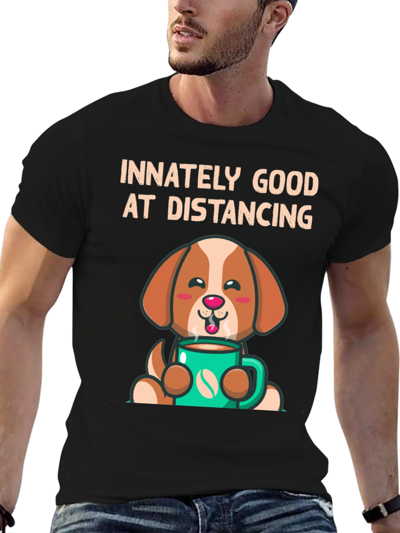 Innate Good Distancing Dog T-Shirt