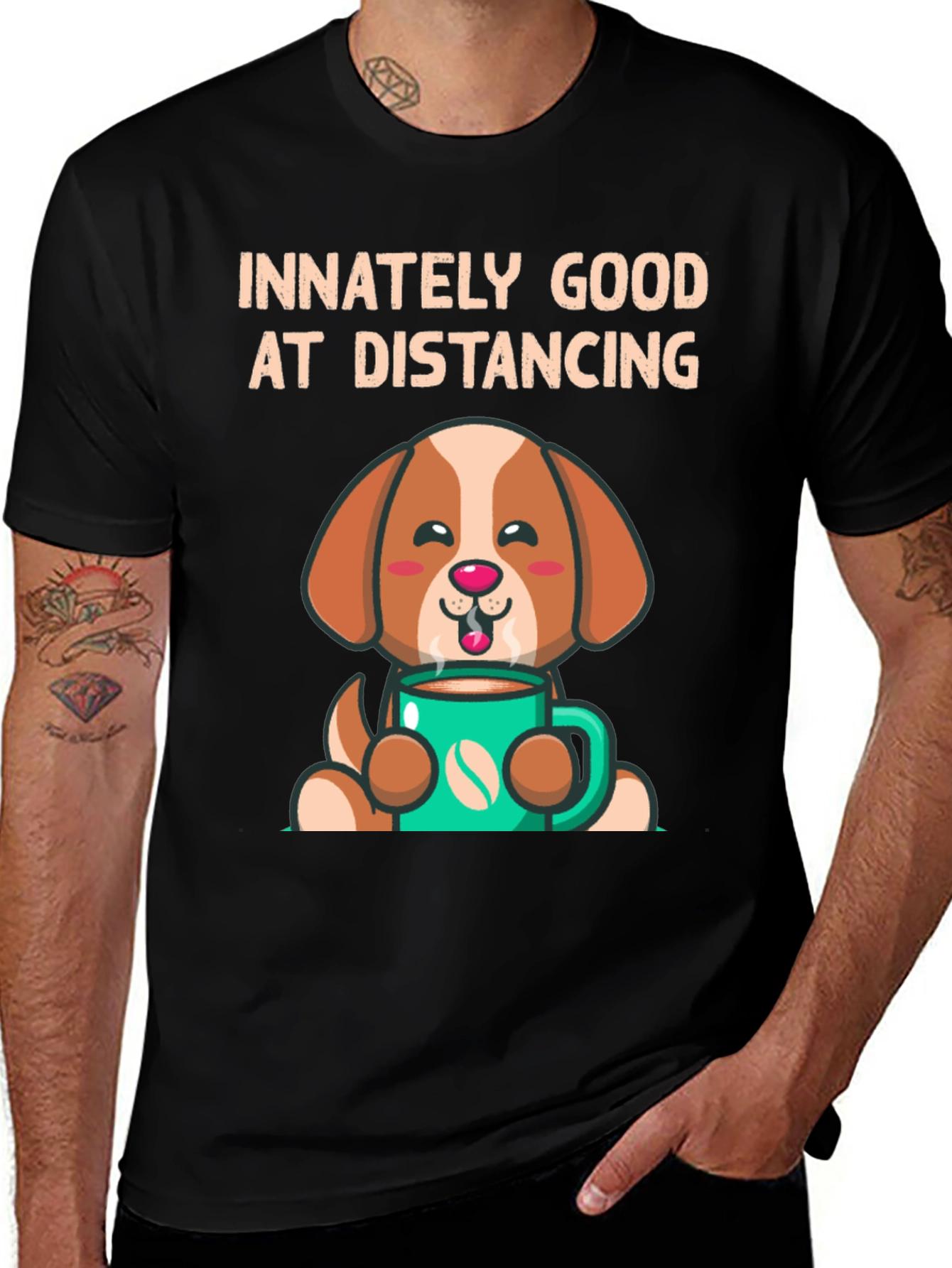 Innate Good Distancing Dog T-Shirt
