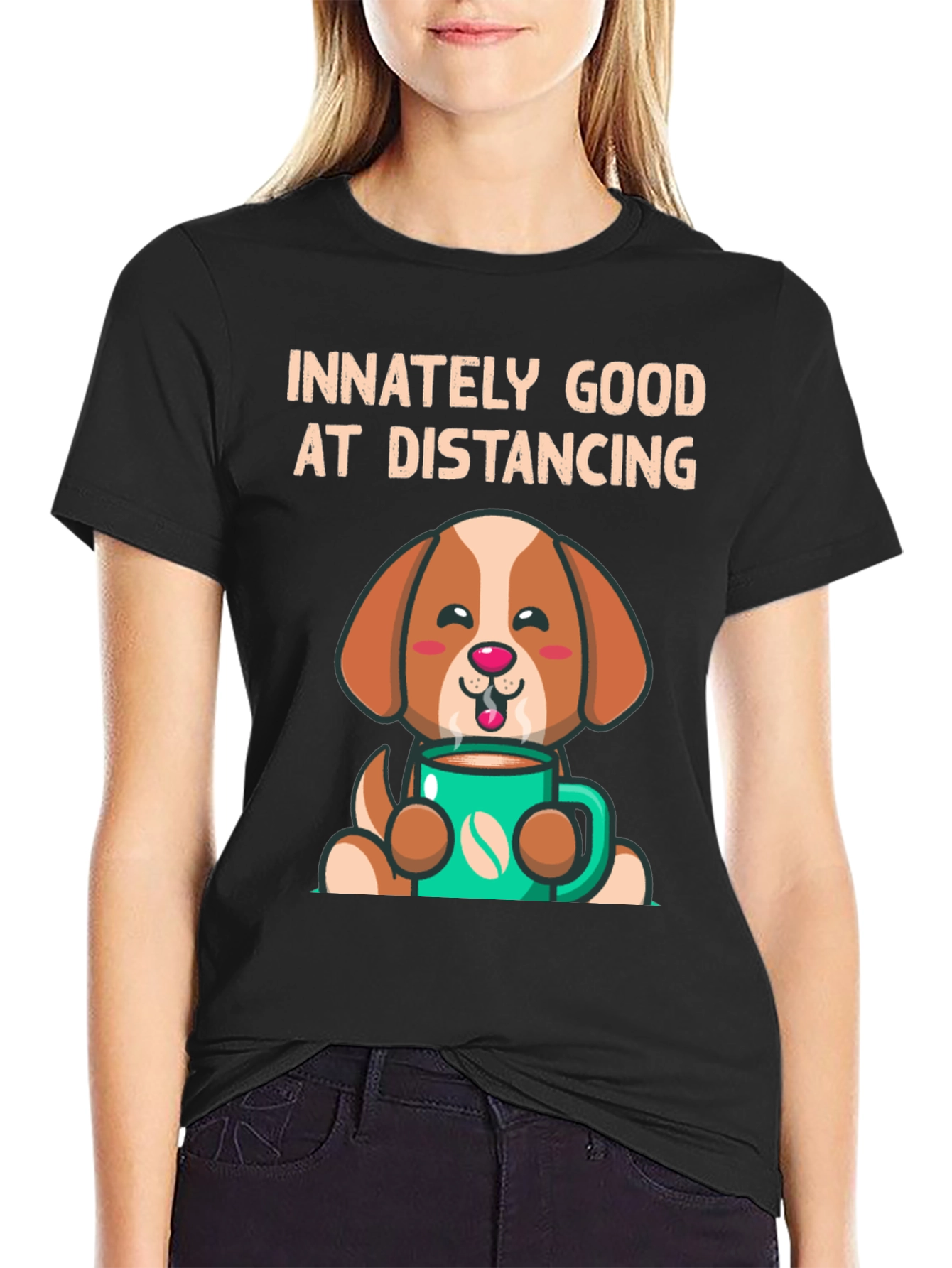 Innate Good Distancing Dog T-Shirt