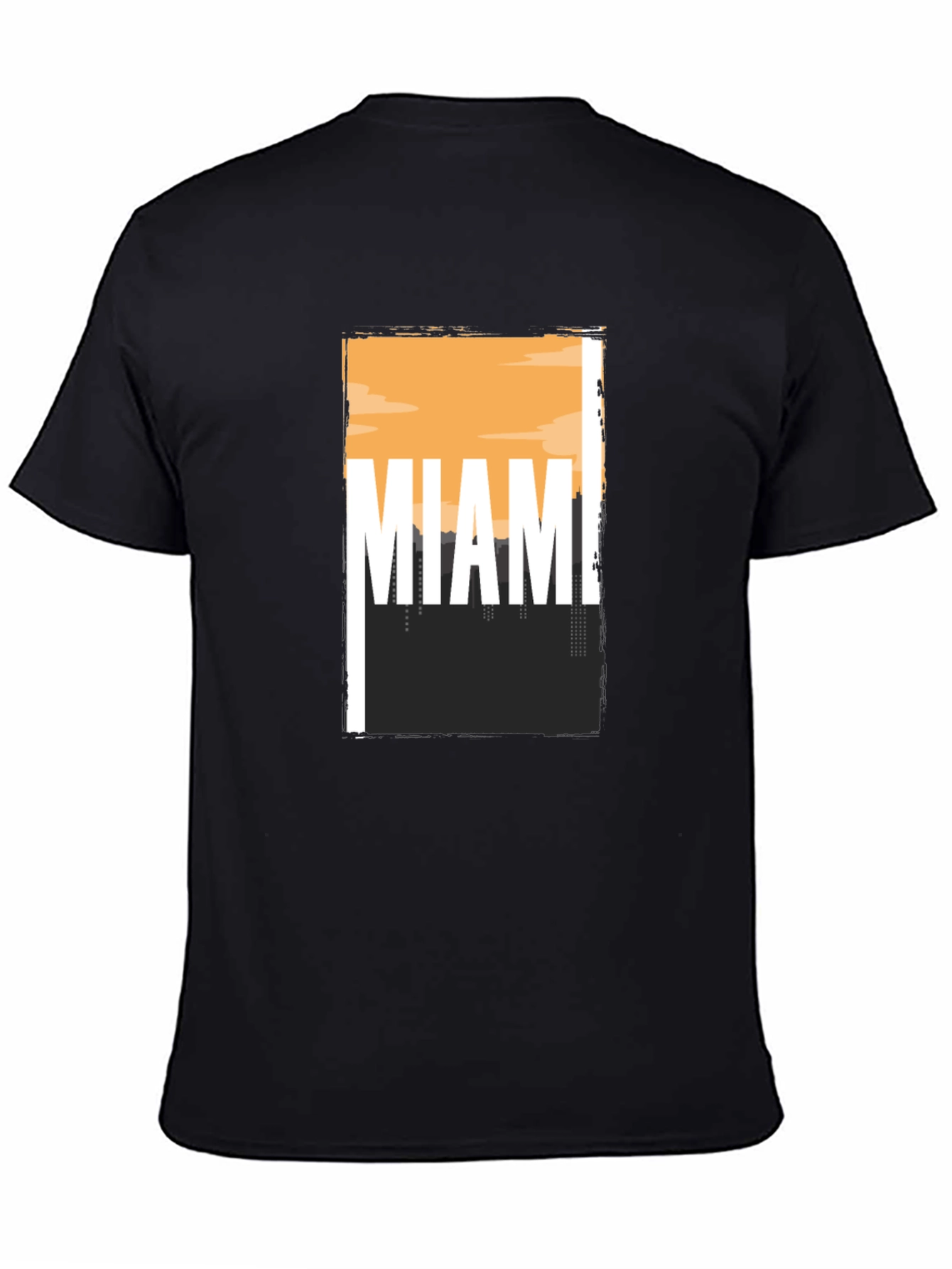 Miami Skyline Graphic Tee - Soft Cotton Blend