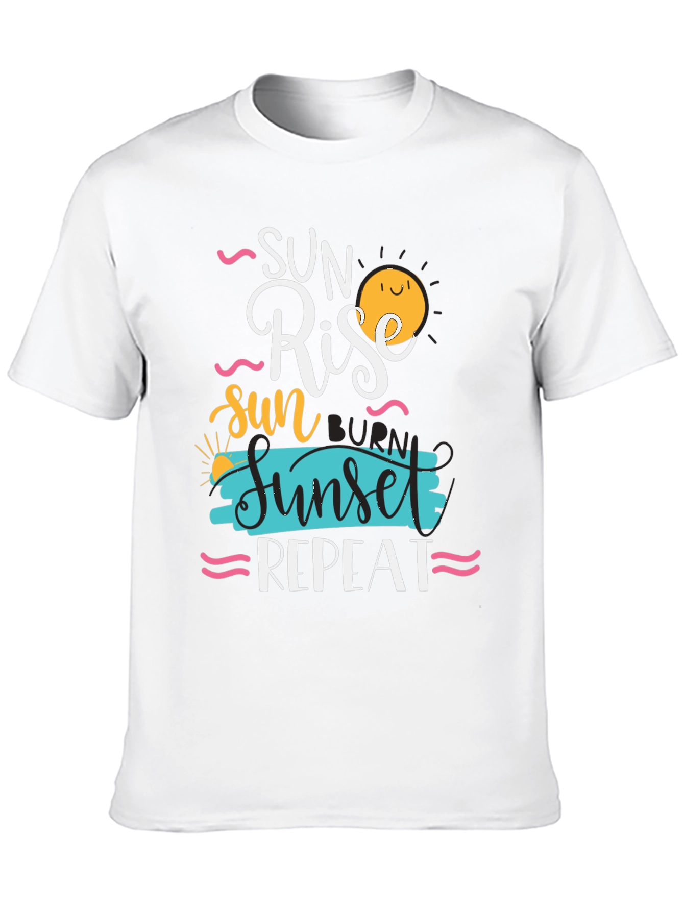 Sun Rise Sunset Repeat Graphic Tee