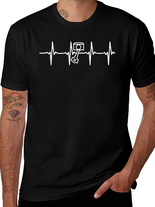 Engine Piston Heartbeat T-Shirt