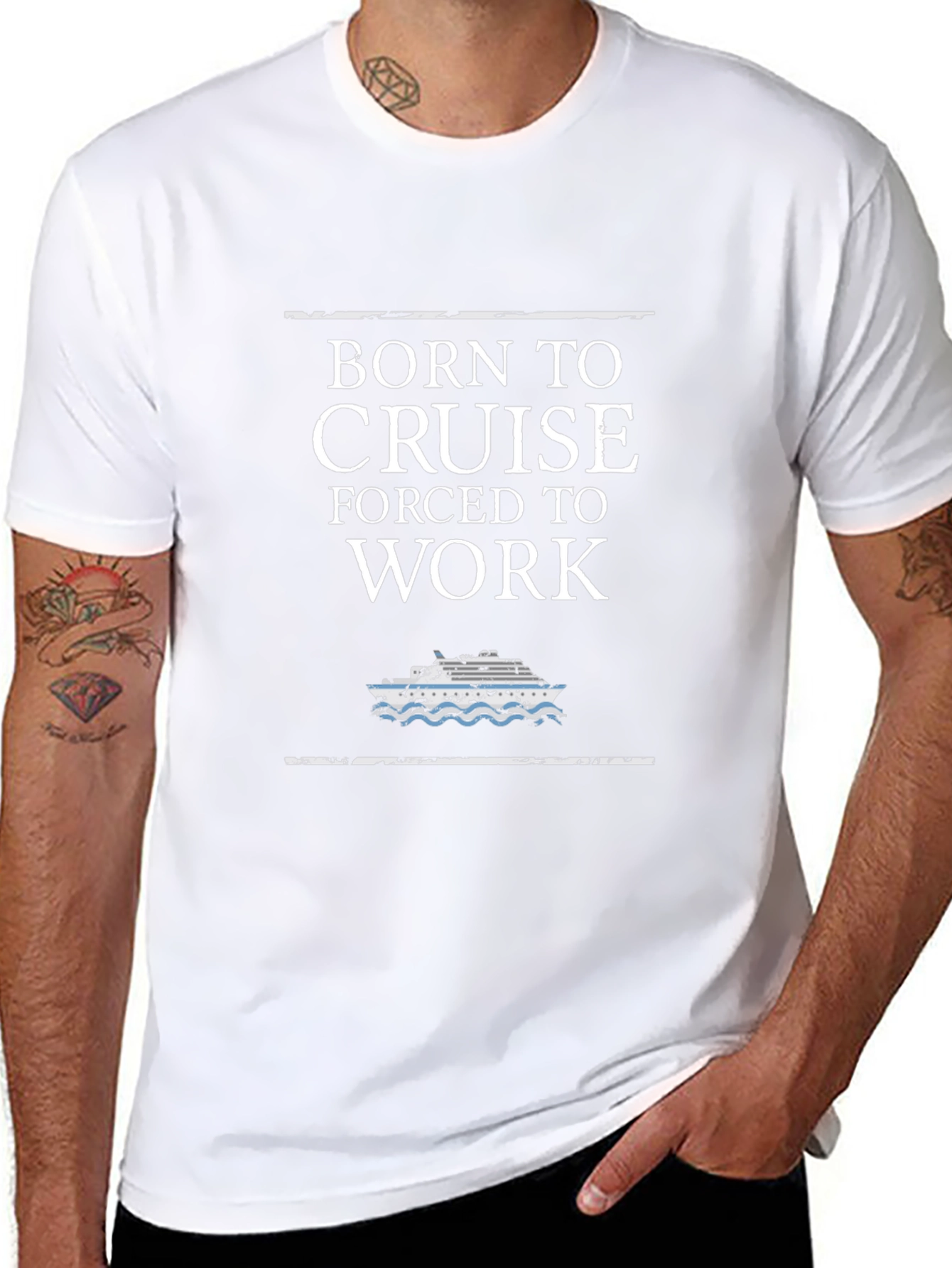 Born to Cruise T-Shirt - Vacation Novelty Tee