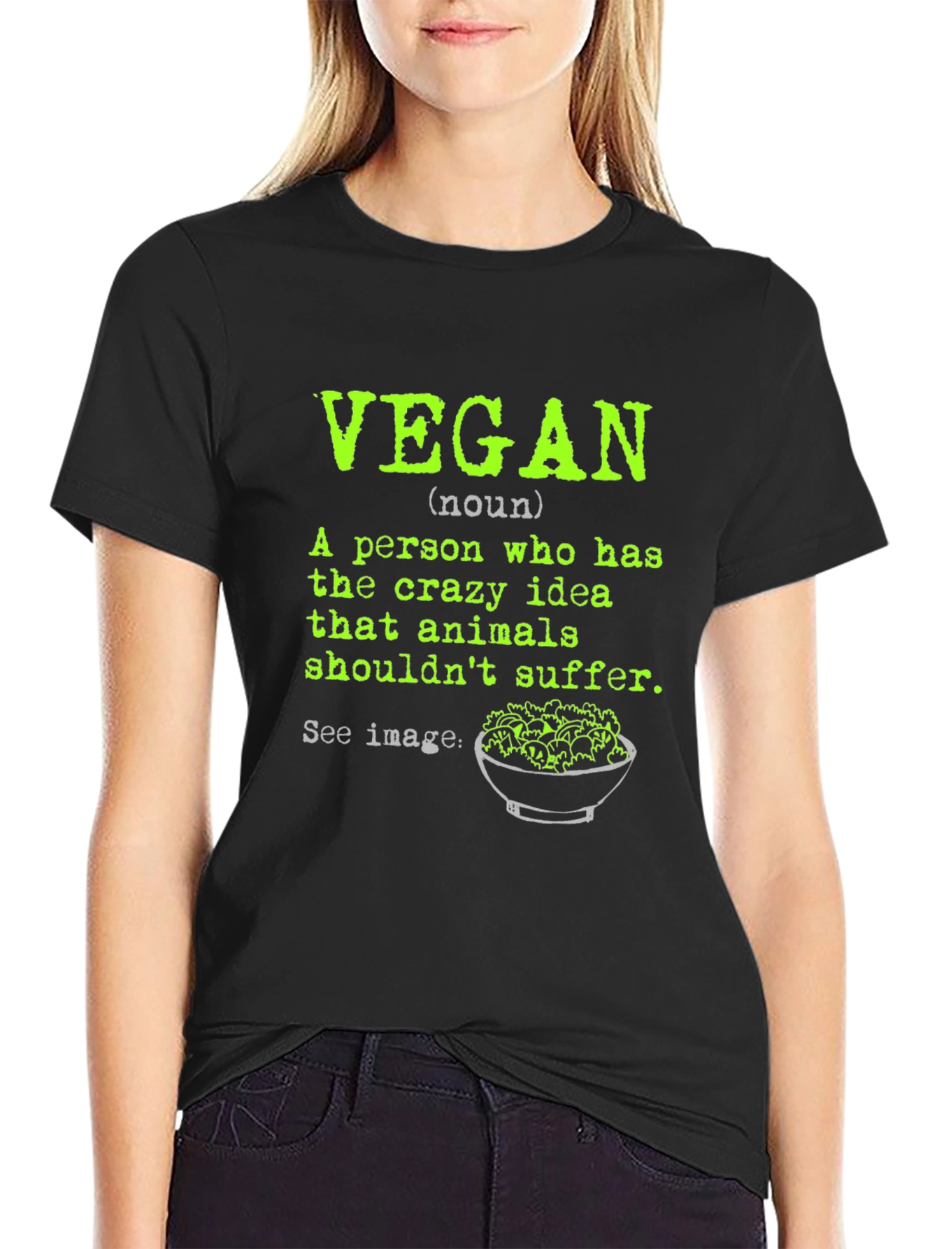 Vegan Definition T-Shirt: Animal Lover Tee