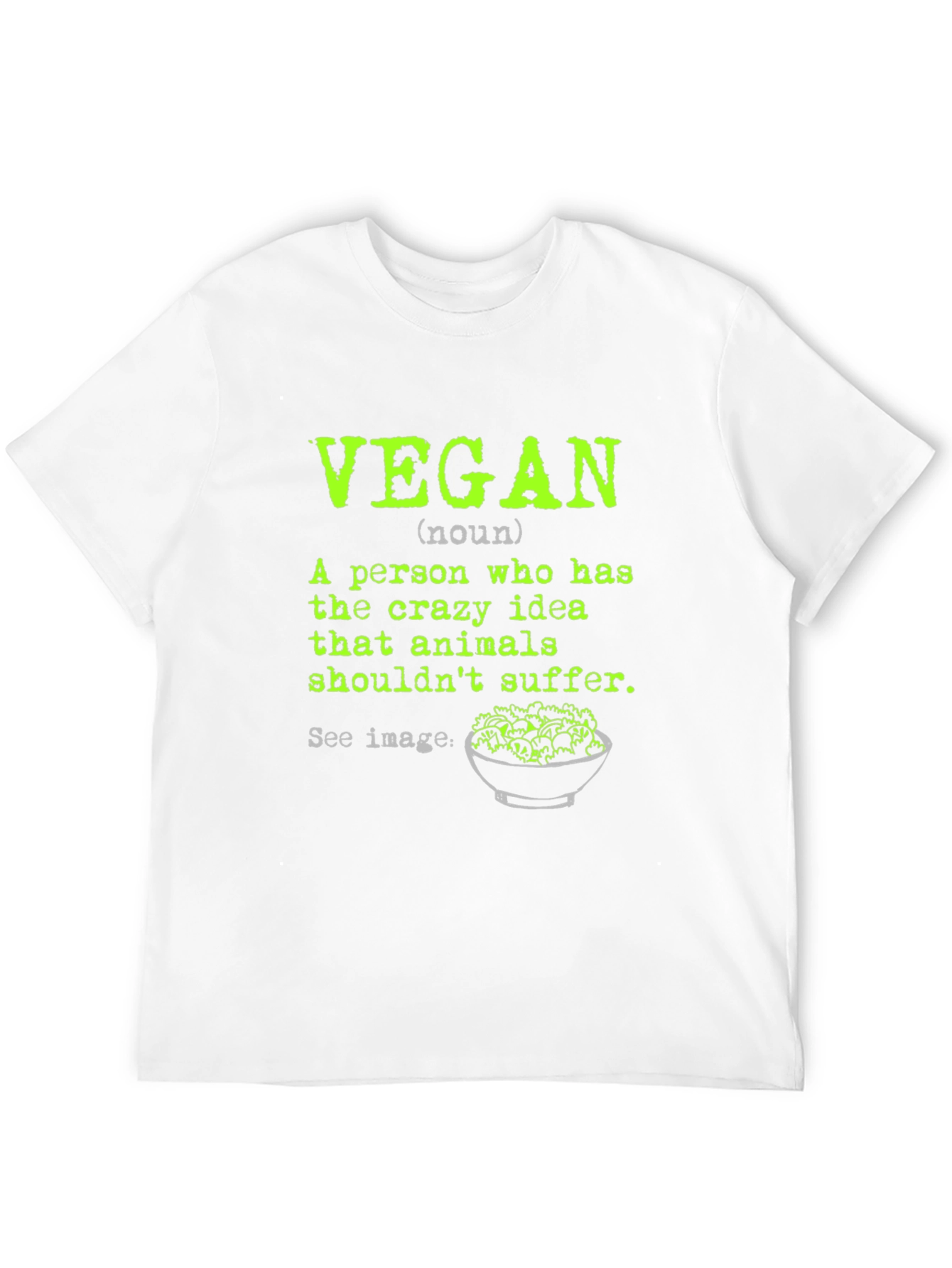 Vegan Definition T-Shirt: Animal Lover Tee