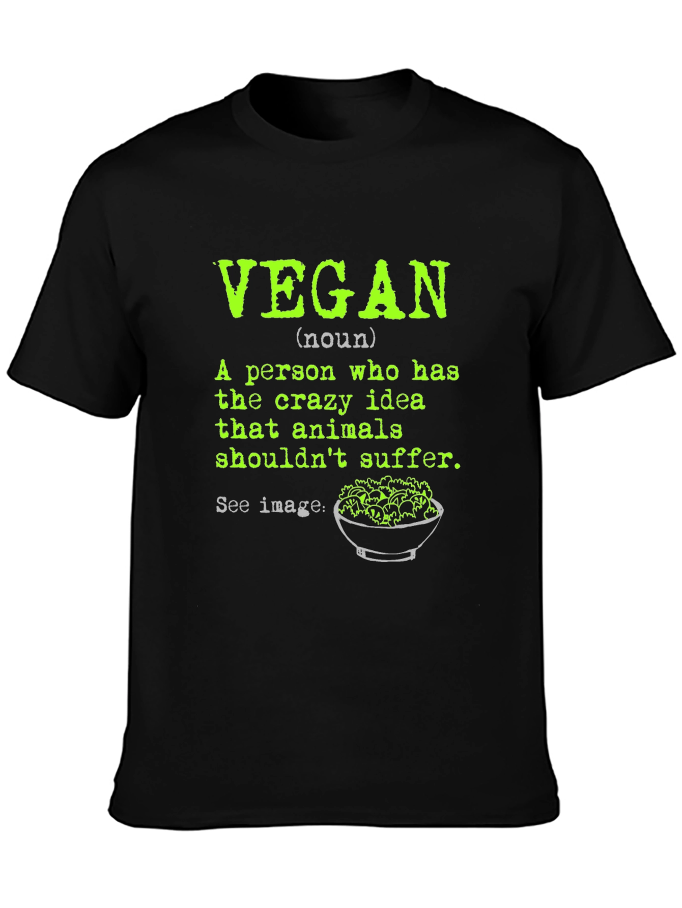 Vegan Definition T-Shirt: Animal Lover Tee
