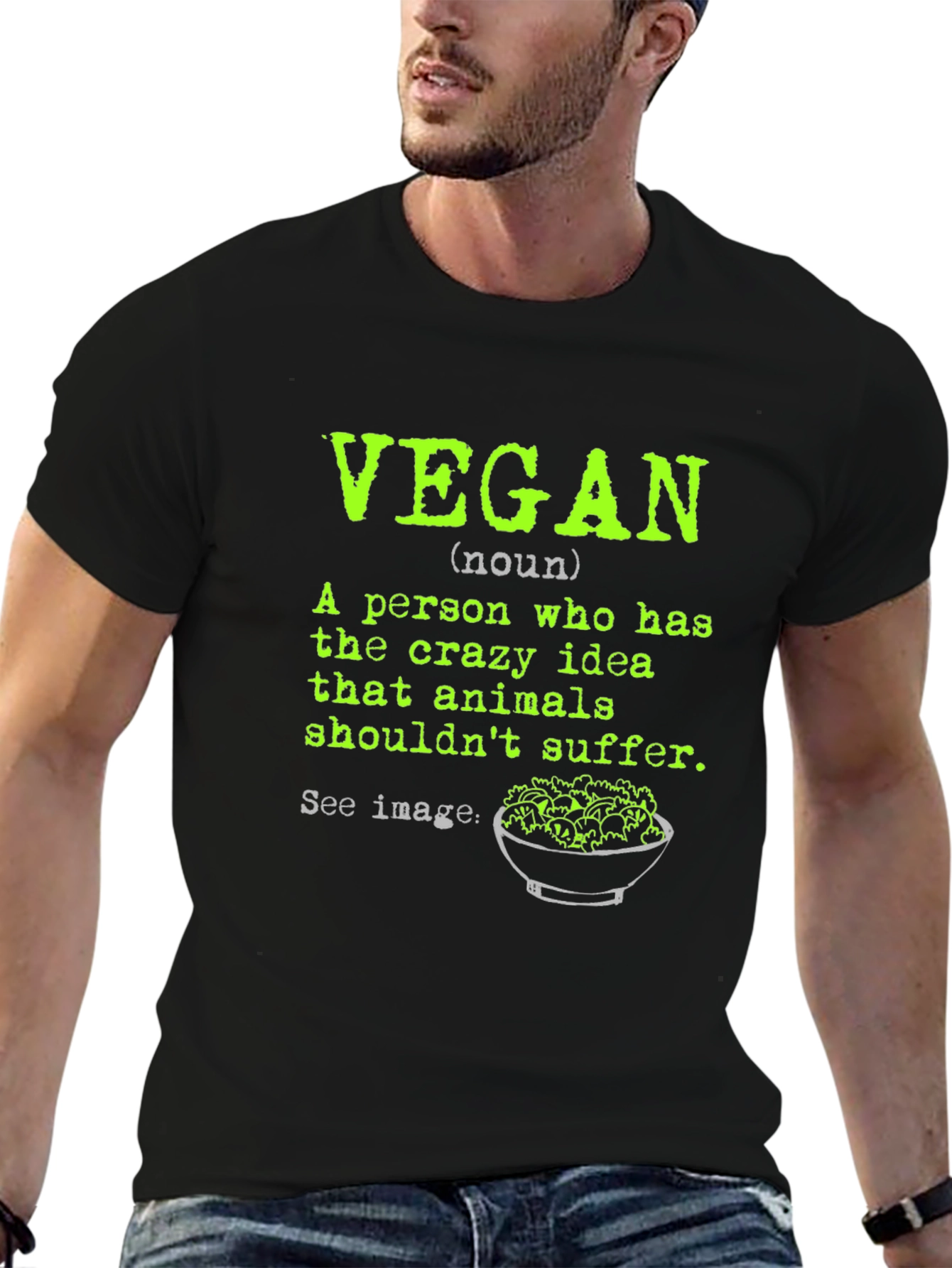 Vegan Definition T-Shirt: Animal Lover Tee