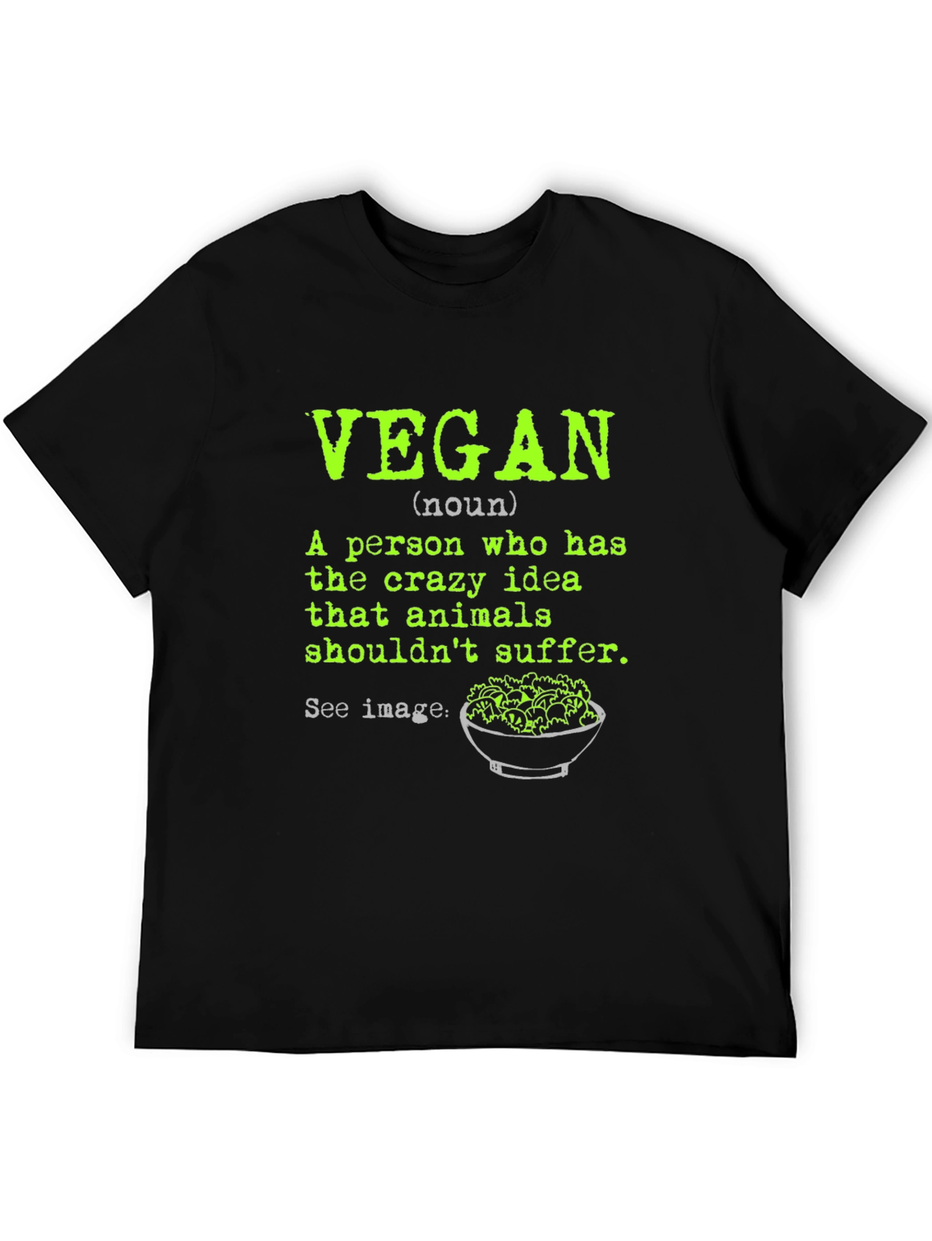 Vegan Definition T-Shirt: Animal Lover Tee