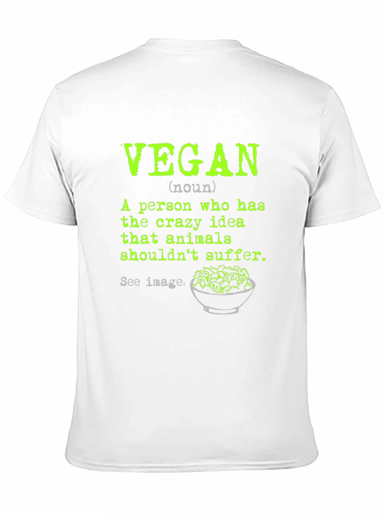 Vegan Definition T-Shirt: Animal Lover Tee