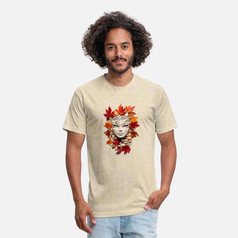 Women Nature Graphic Autumn Leaves Illustration Fa