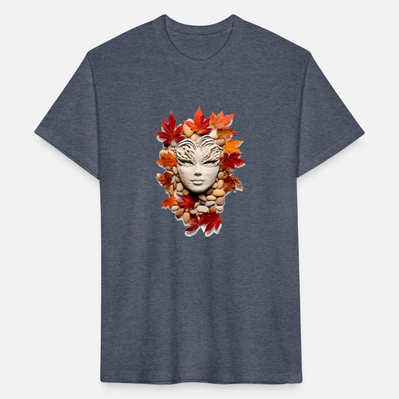 Women Nature Graphic Autumn Leaves Illustration Fa