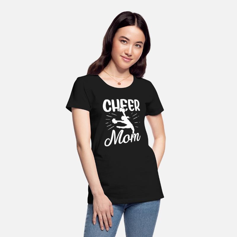 Womens Cheer Mom Gymnastics Cheerleading Mom Squad