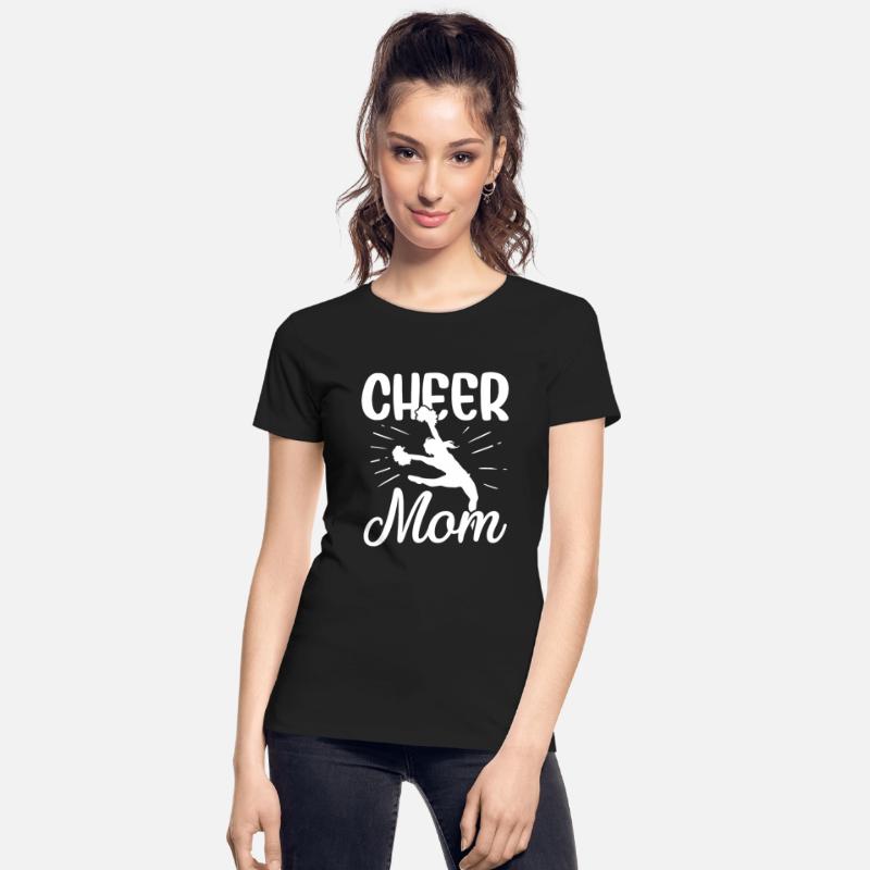 Womens Cheer Mom Gymnastics Cheerleading Mom Squad