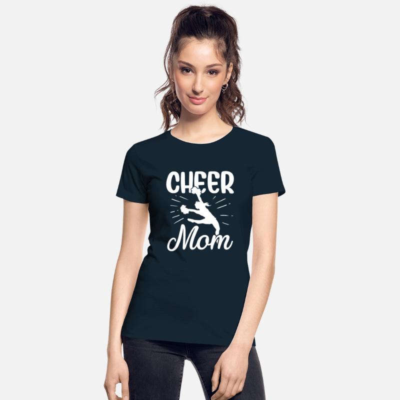 Womens Cheer Mom Gymnastics Cheerleading Mom Squad
