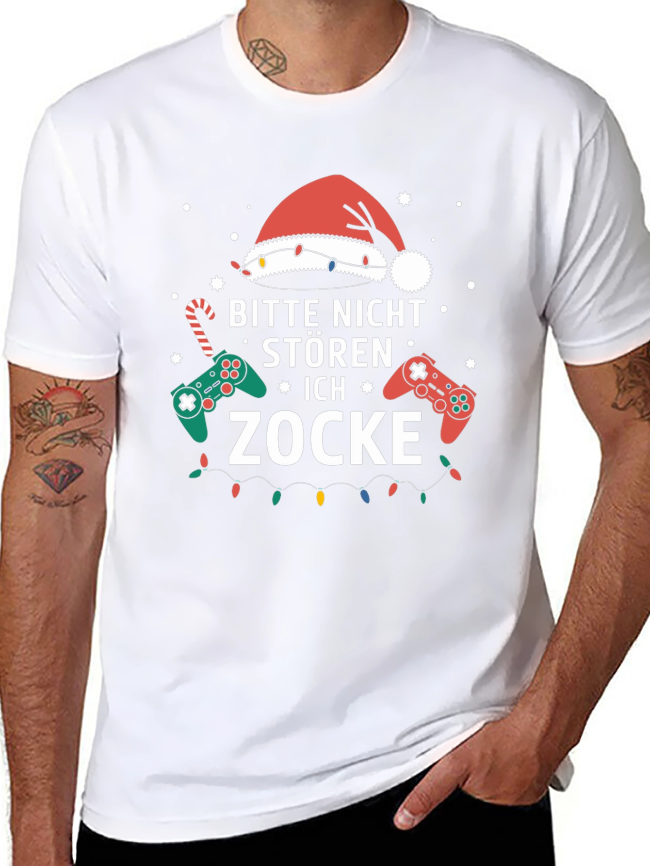 Gamer Christmas T-Shirt - Bitte Nicht Stören