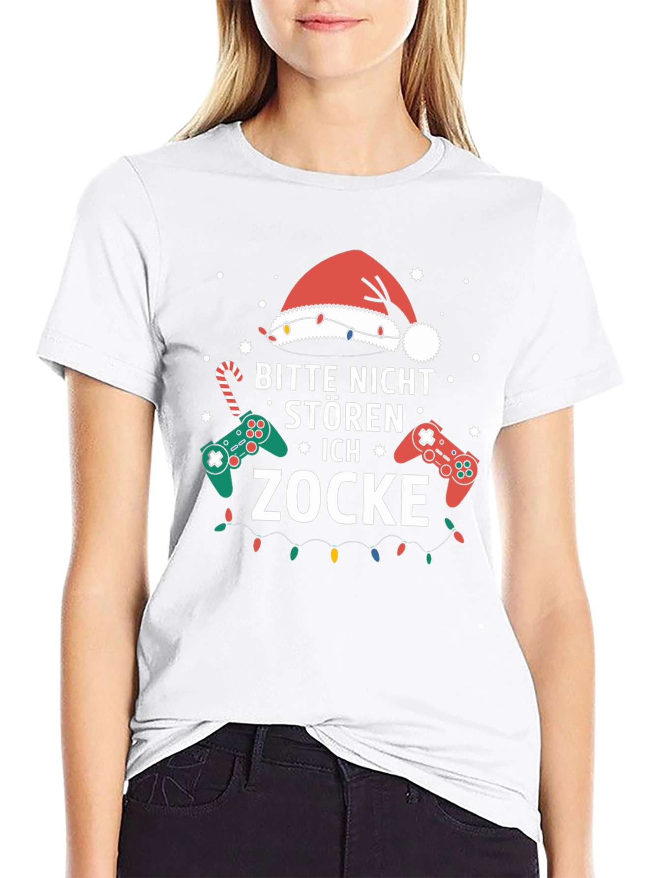 Gamer Christmas T-Shirt - Bitte Nicht Stören