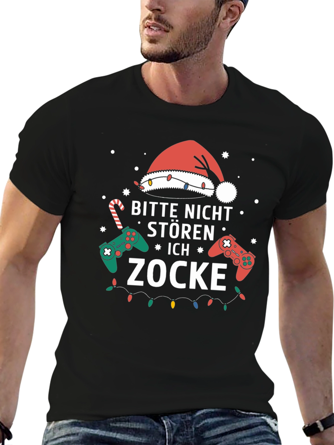 Gamer Christmas T-Shirt - Bitte Nicht Stören
