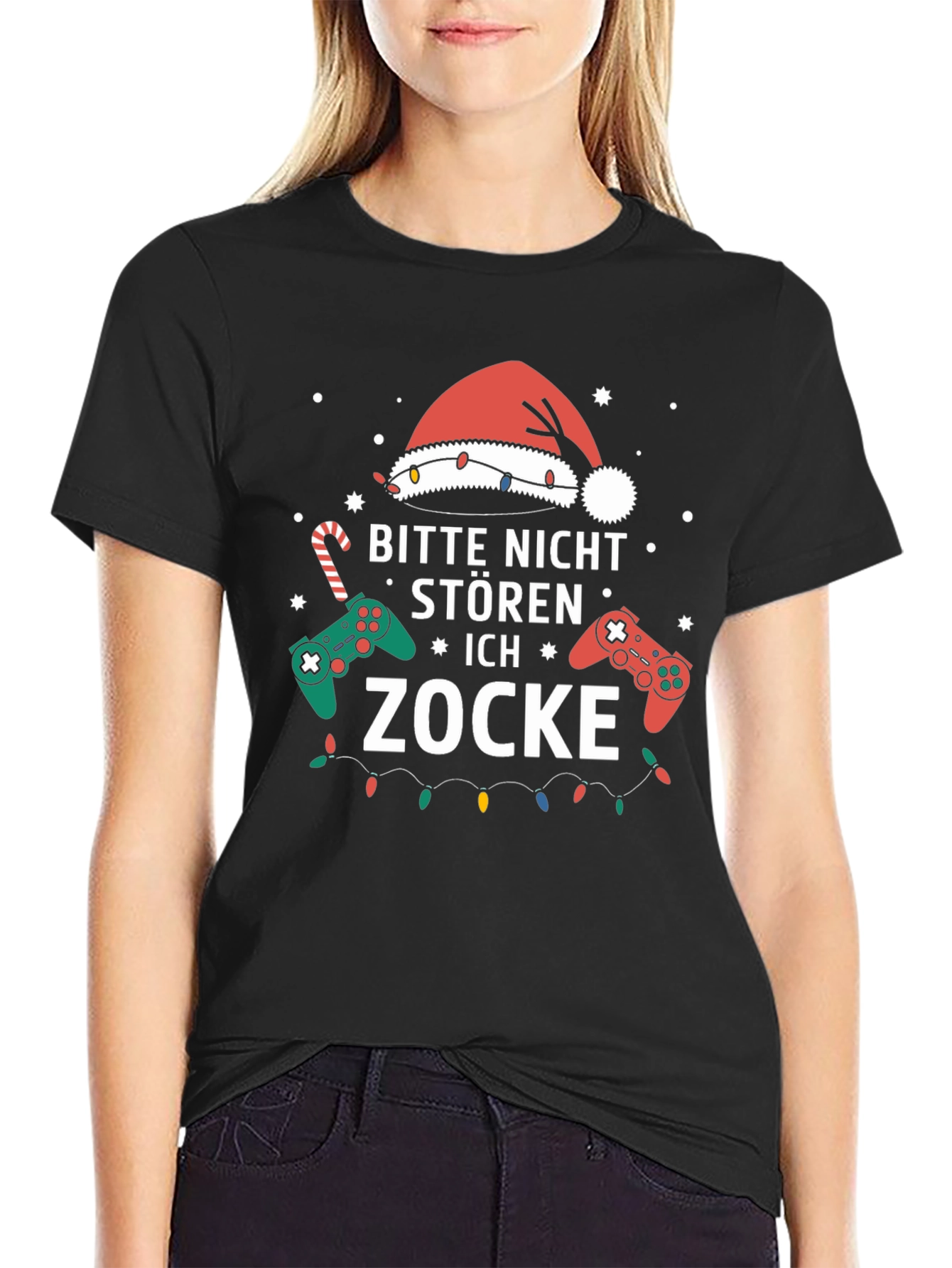 Gamer Christmas T-Shirt - Bitte Nicht Stören