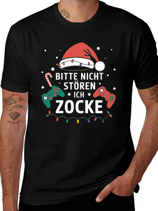 Gamer Christmas T-Shirt - Bitte Nicht Stören