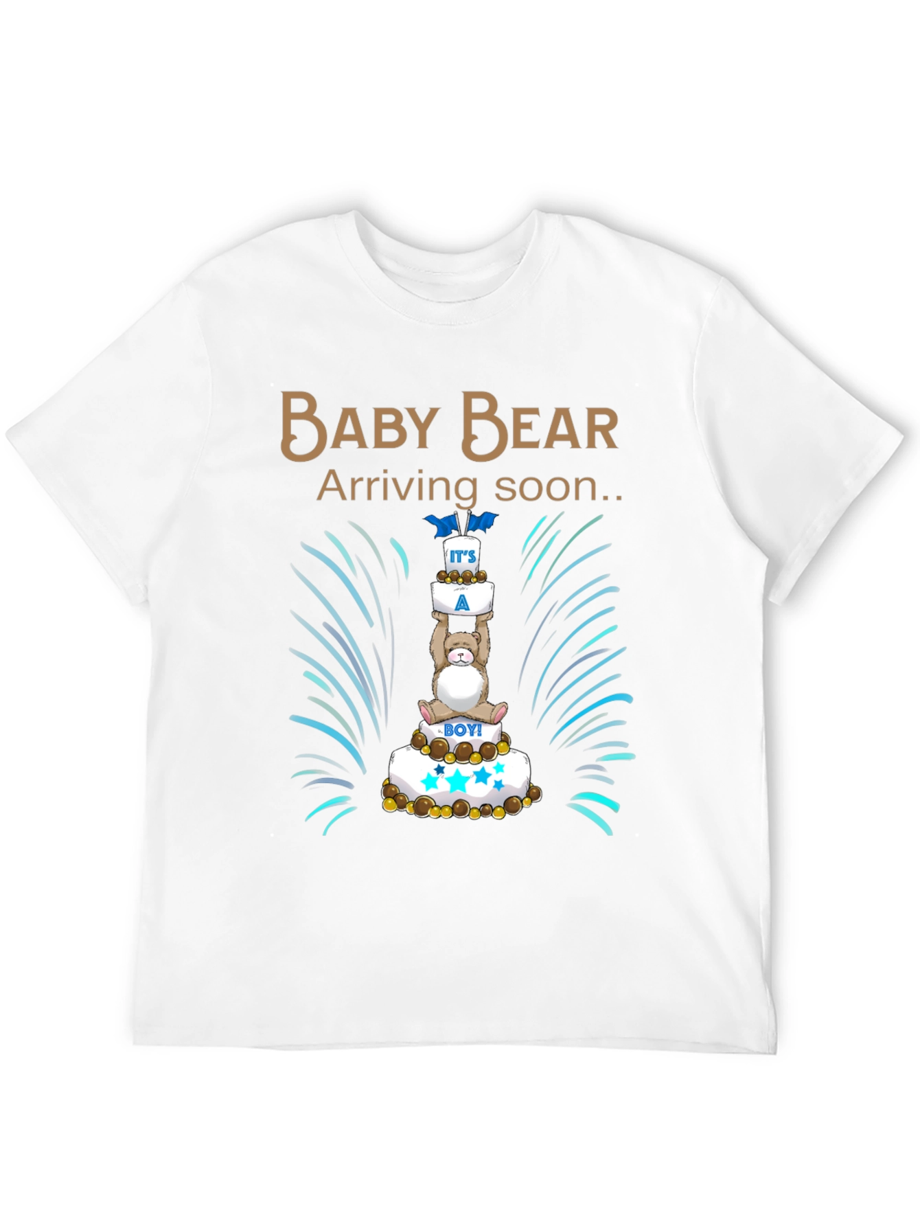 Baby Bear Arriving Soon Unisex T-Shirt