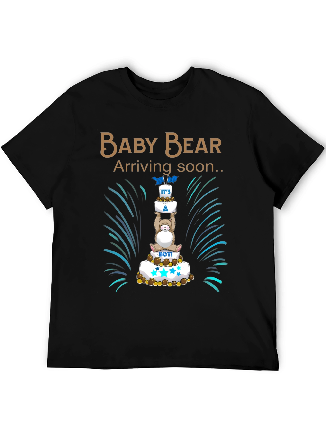 Baby Bear Arriving Soon Unisex T-Shirt