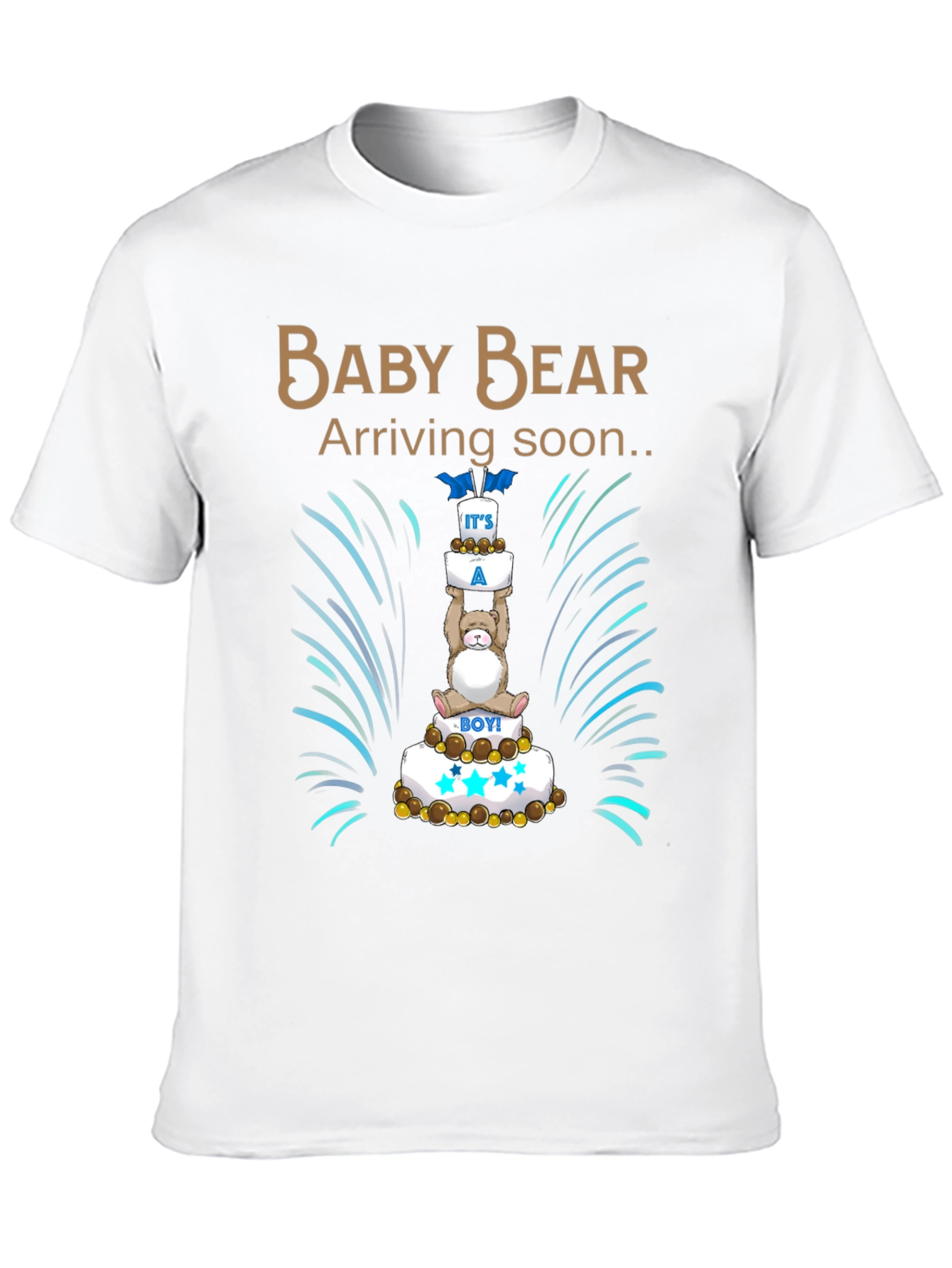 Baby Bear Arriving Soon Unisex T-Shirt