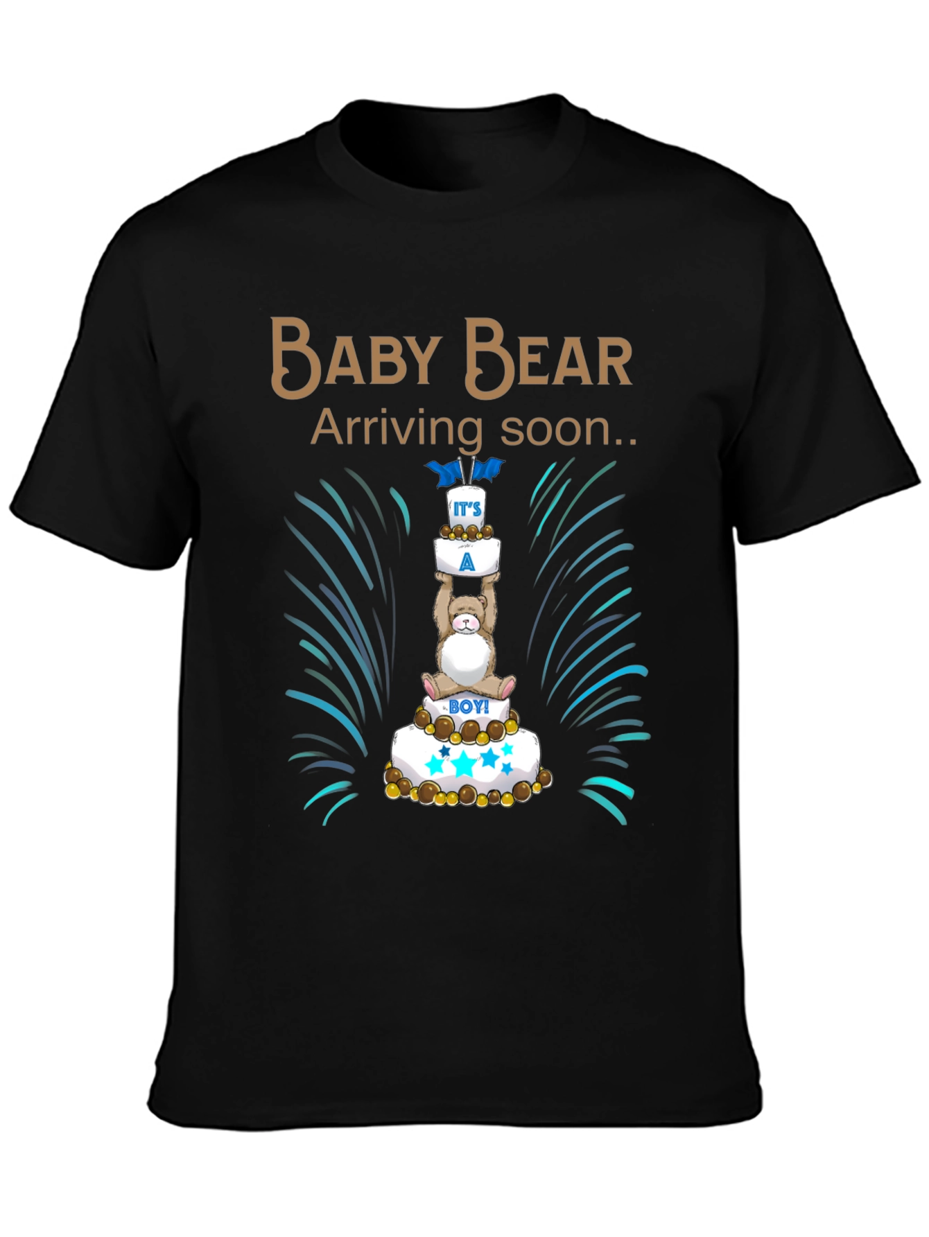 Baby Bear Arriving Soon Unisex T-Shirt