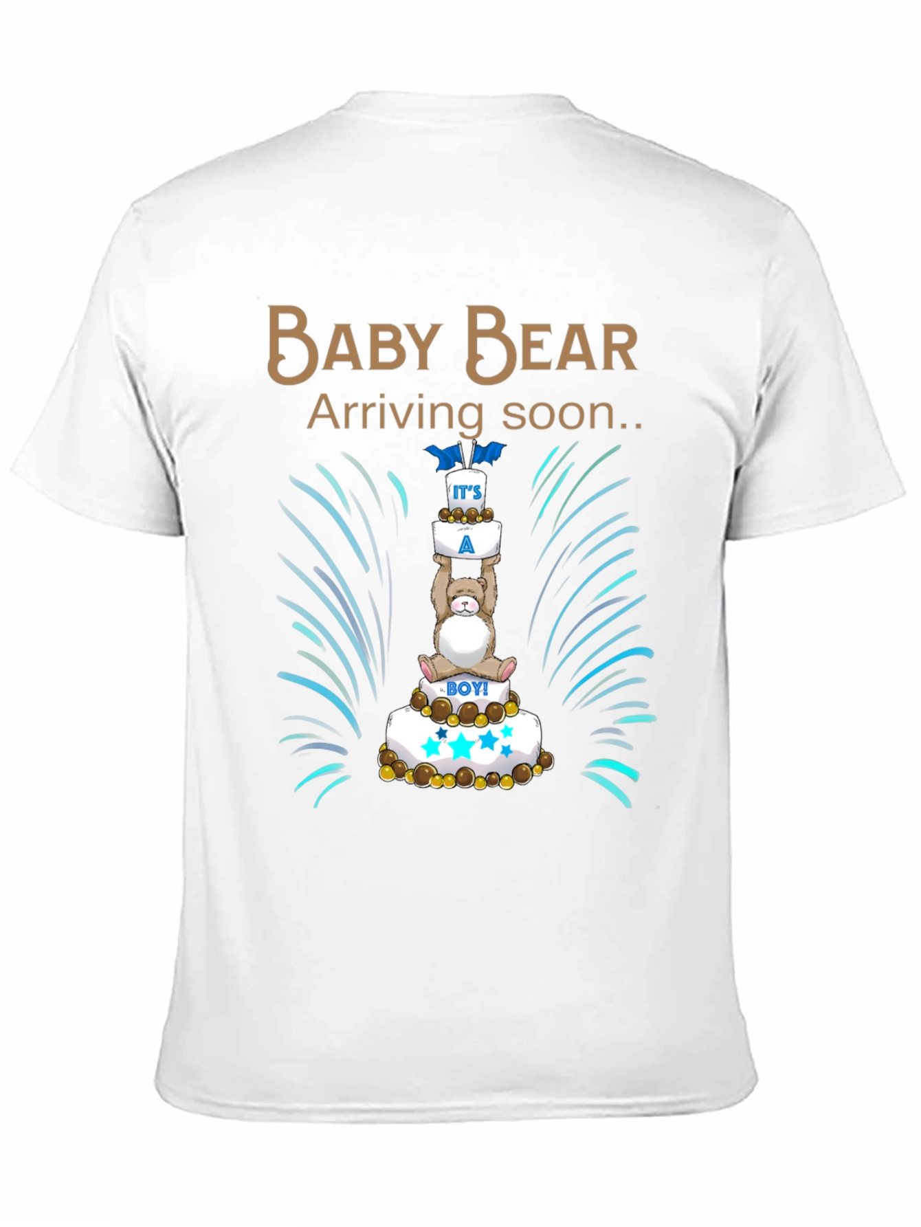 Baby Bear Arriving Soon Unisex T-Shirt