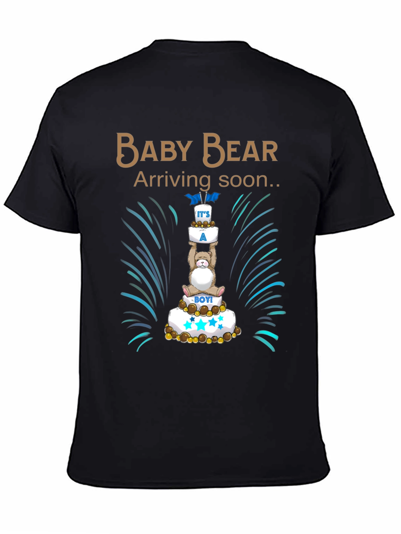Baby Bear Arriving Soon Unisex T-Shirt