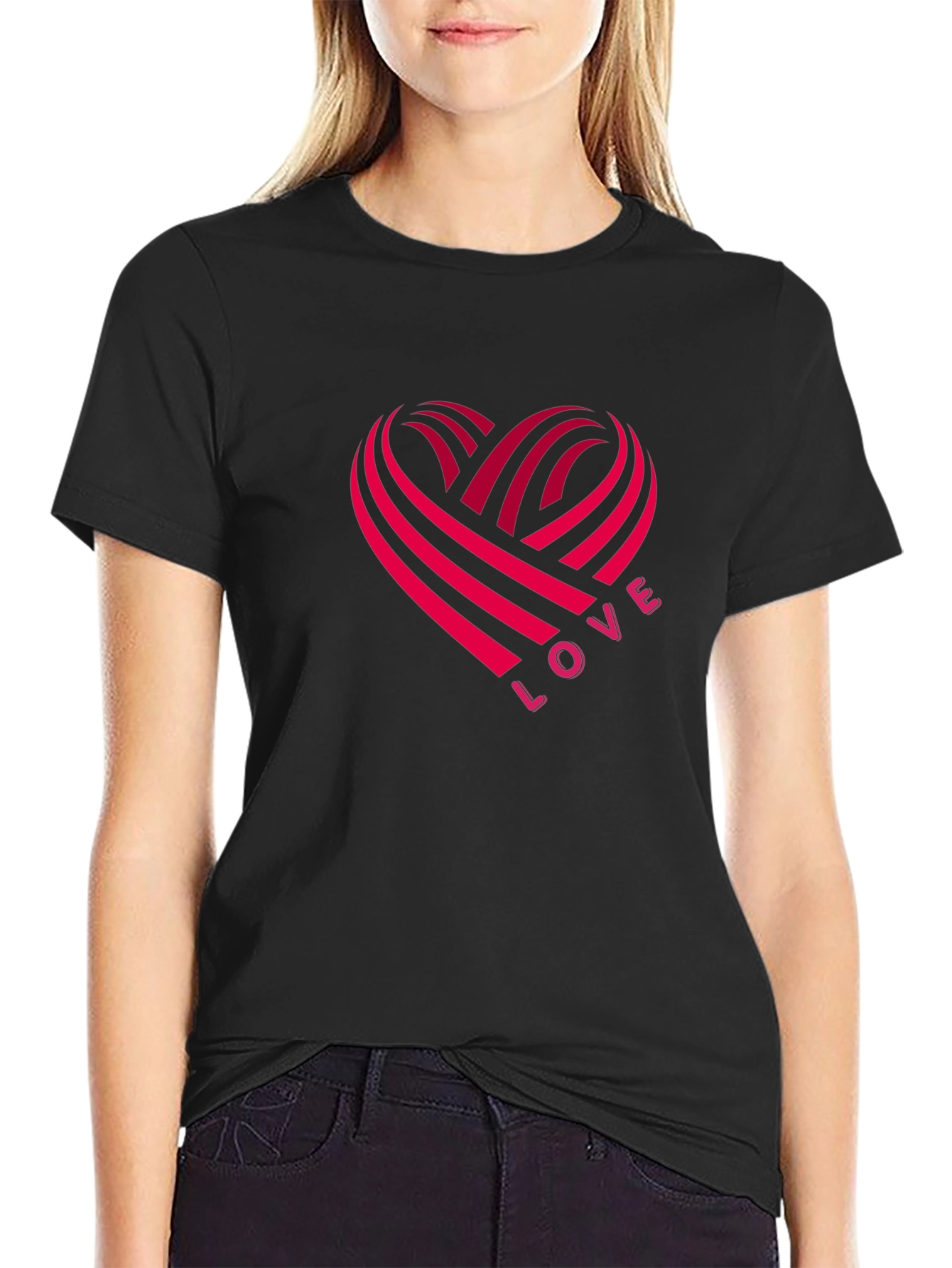 Love Heartbeat Graphic T-Shirt - Valentines Day Gift