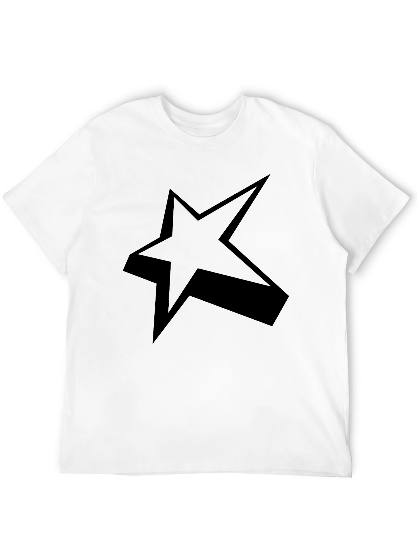 Bold Star Graphic Black T-Shirt