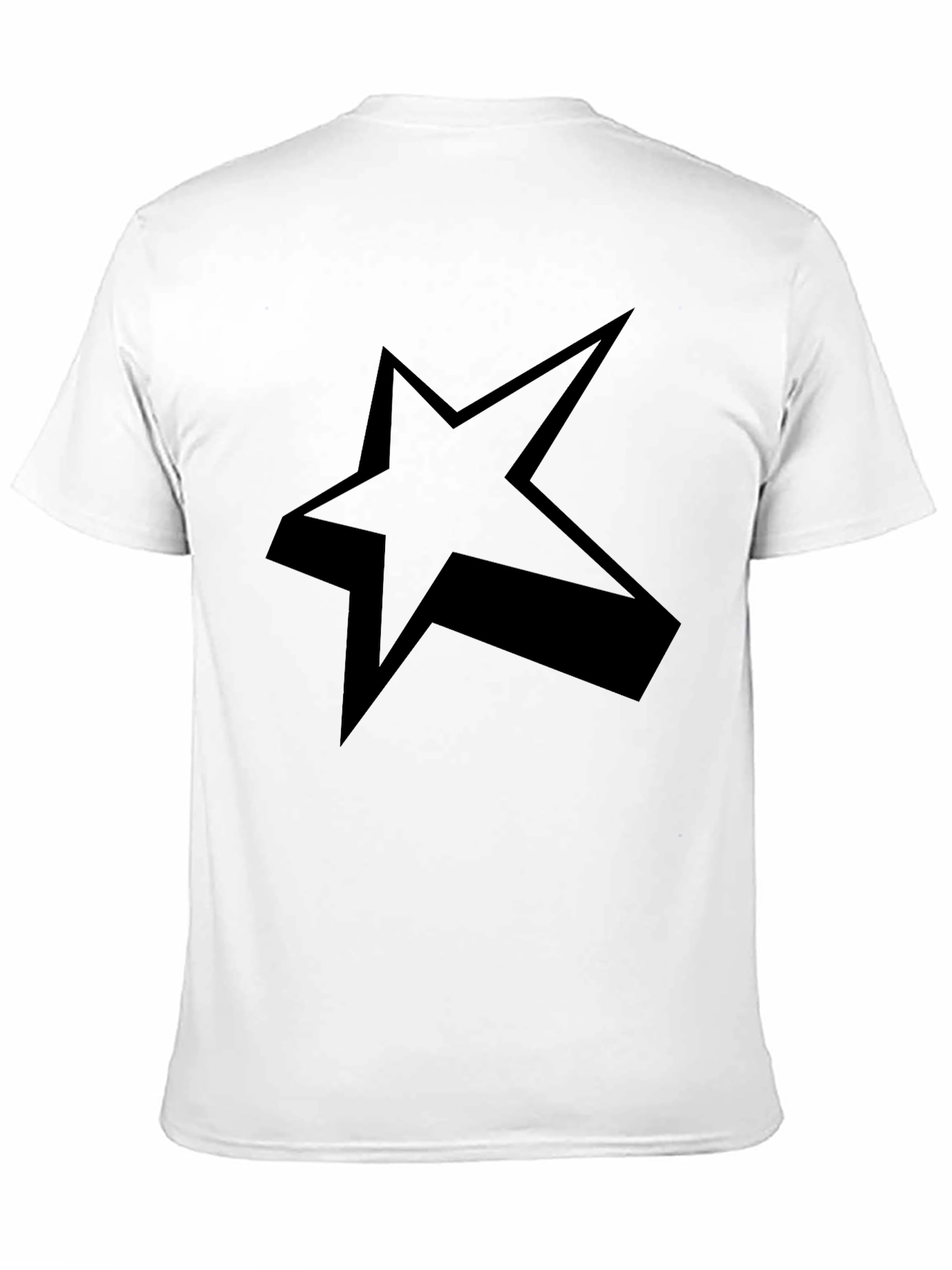 Bold Star Graphic Black T-Shirt
