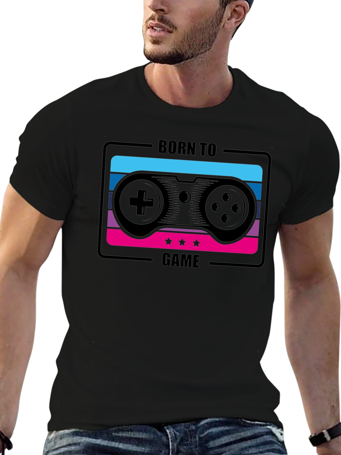 Born to Game Retro Controller T-Shirt